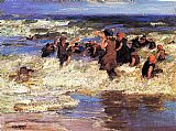Surf Bathing by Edward Henry Potthast